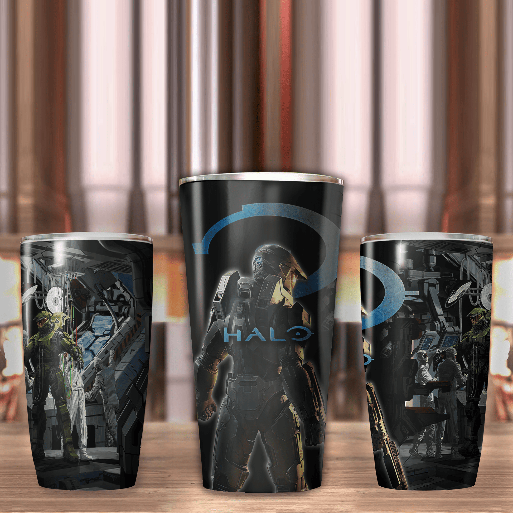 Halo Video Game Insulated Stainless Steel Tumbler 20oz / 30oz   