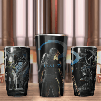 Halo Video Game Insulated Stainless Steel Tumbler 20oz / 30oz   
