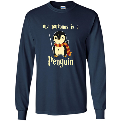 Penguin T-Shirt My Patronus Is A Penguin Hot 2017 T-Shirt Navy S 