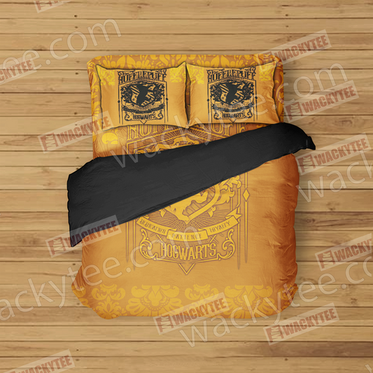 Hufflepuff - Hard Workers Harry Potter New Style Bed Set   
