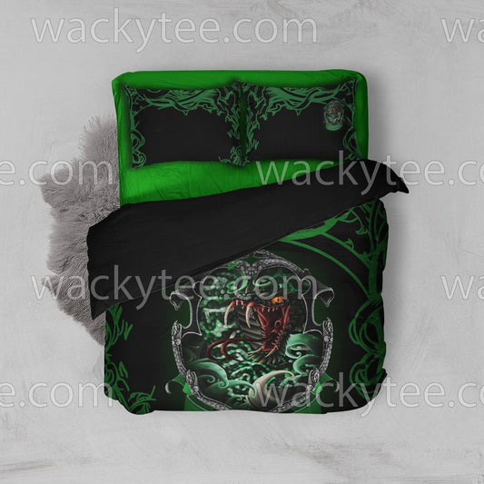 Cunning Like A Slytherin Harry Potter Bed Set   