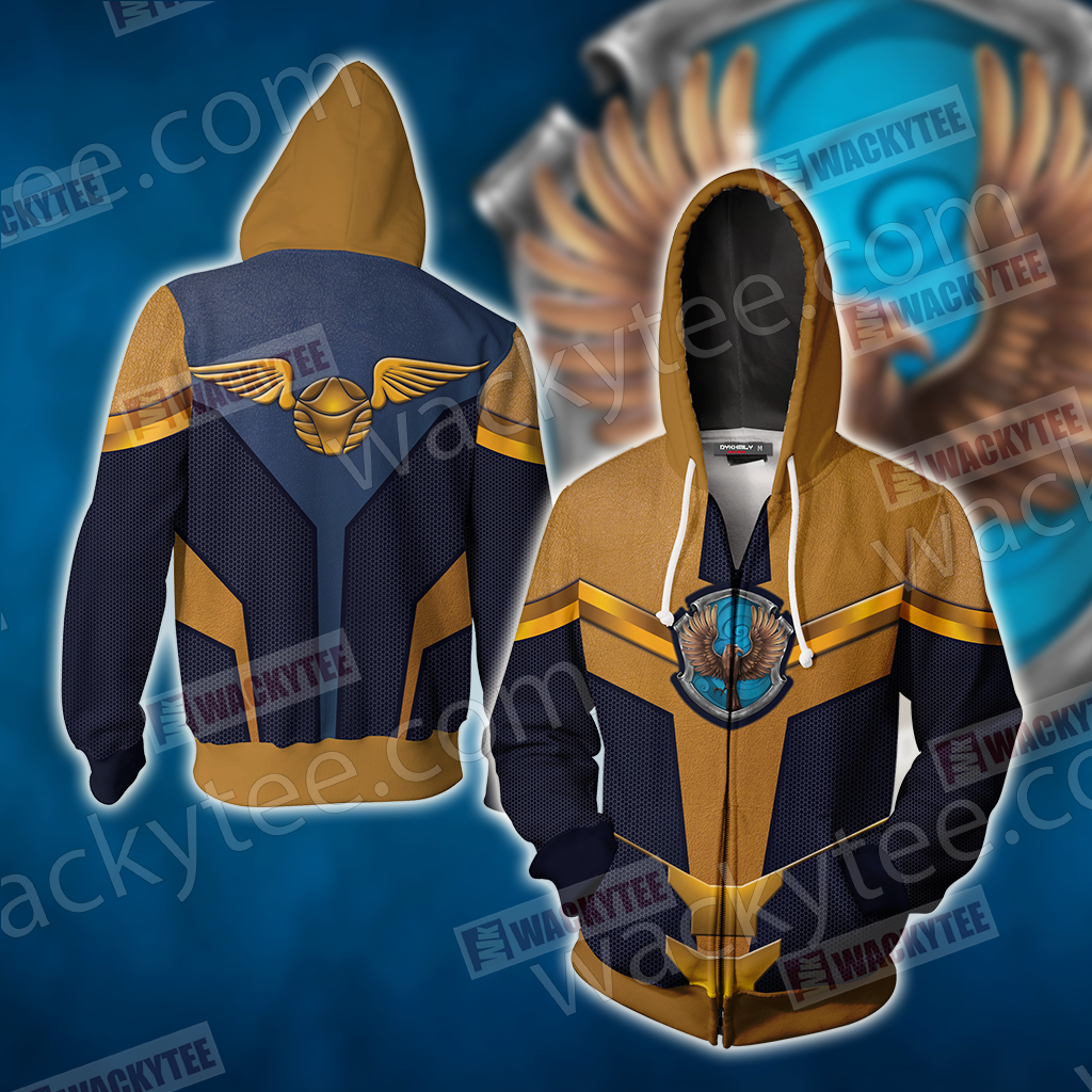 Hogwarts Castle Harry Potter - Ravenclaw Edition New Style Unisex 3D T-shirt Zip Hoodie S 