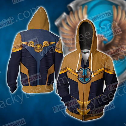 Hogwarts Castle Harry Potter - Ravenclaw Edition New Style Unisex 3D T-shirt Zip Hoodie S 