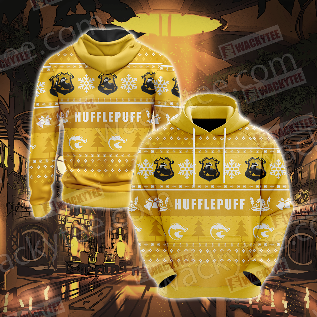 Harry Potter - Hufflepuff House New Version Unisex 3D T-shirt Hoodie S 