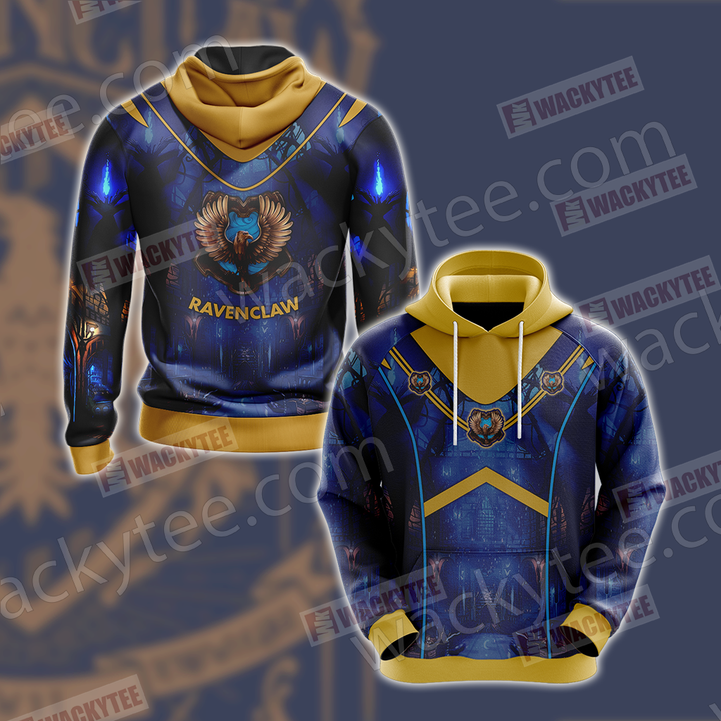 Hogwarts Harry Potter - Ravenclaw House New Version Unisex 3D T-shirt Hoodie S 