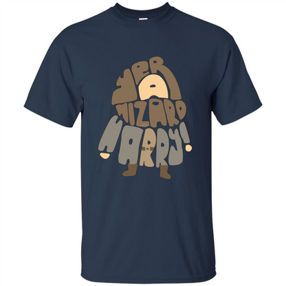 Movies T-shirt Yer A Wizard Harry Navy S 