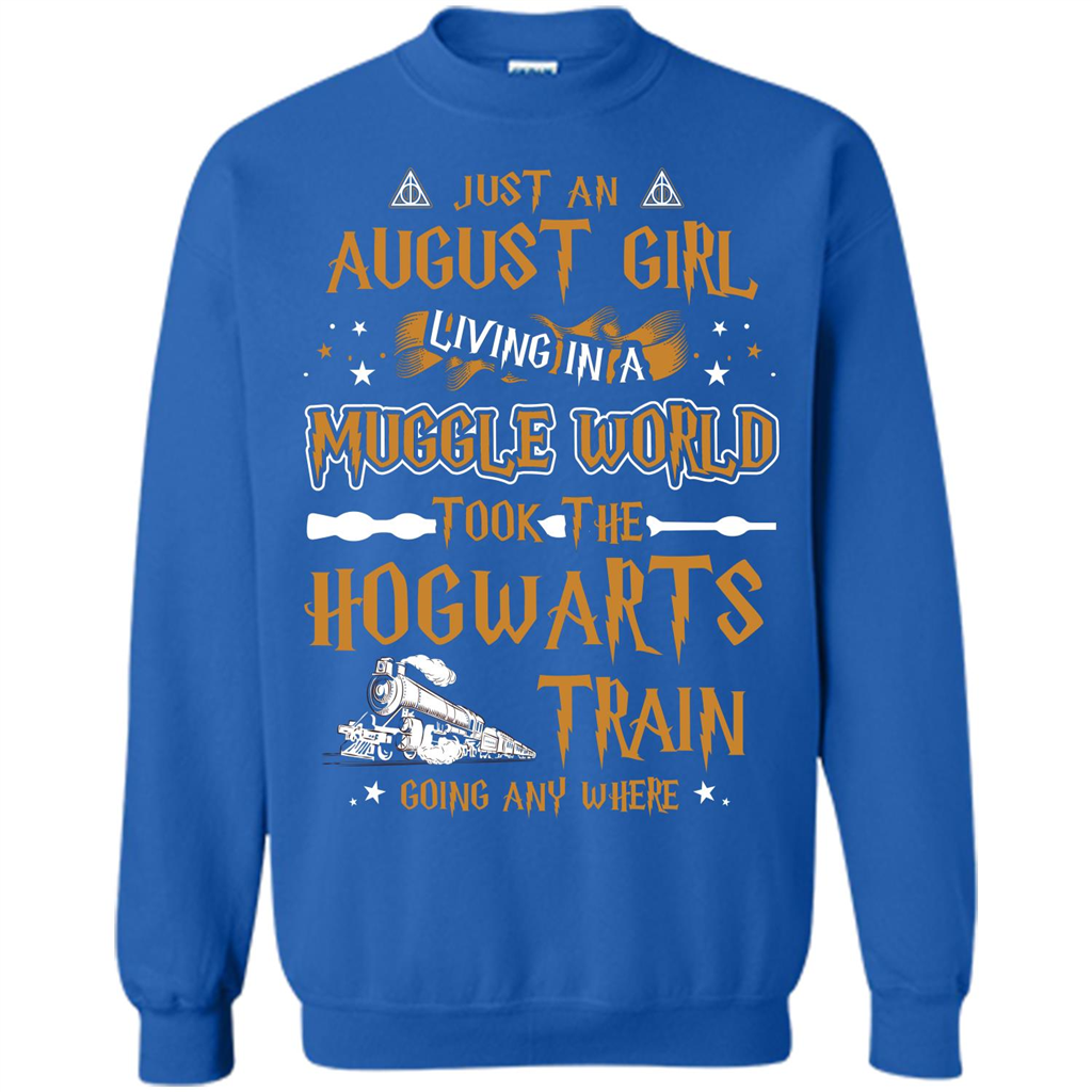Harry Potter T-shirt Just An August Girl Living In A Muggle World   