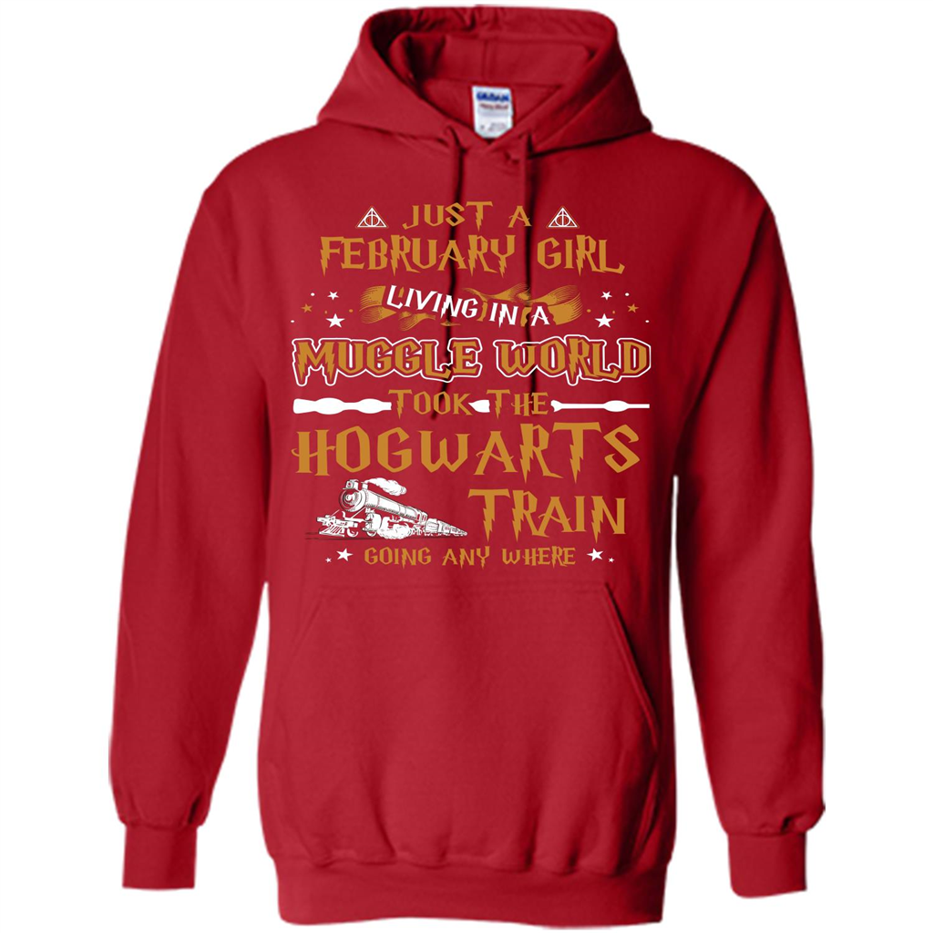 Harry Potter T-shirt Just A February Girl Living In A Muggle World   