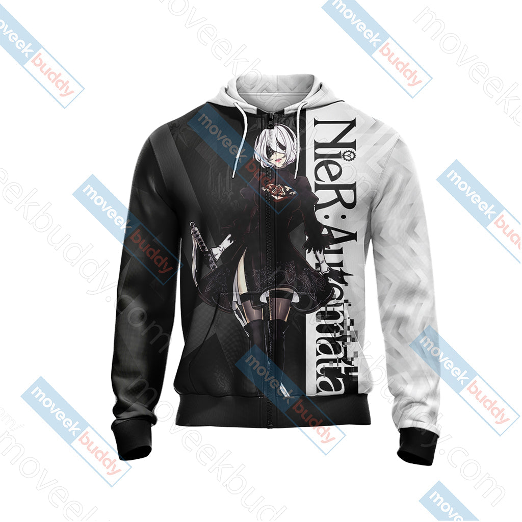 Nier Automata - 2B Unisex 3D T-shirt   