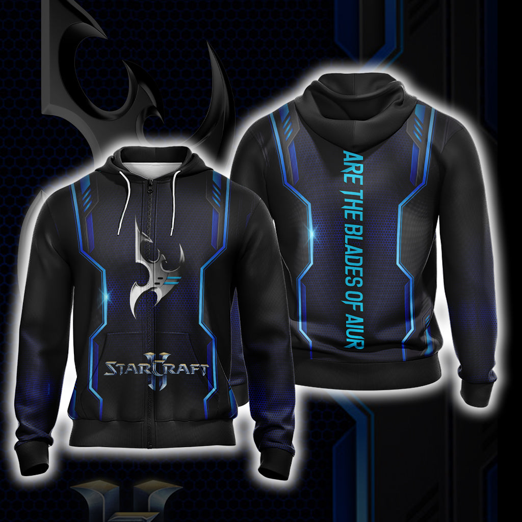 StarCraft - Protoss New Unisex 3D T-shirt Zip Hoodie S 