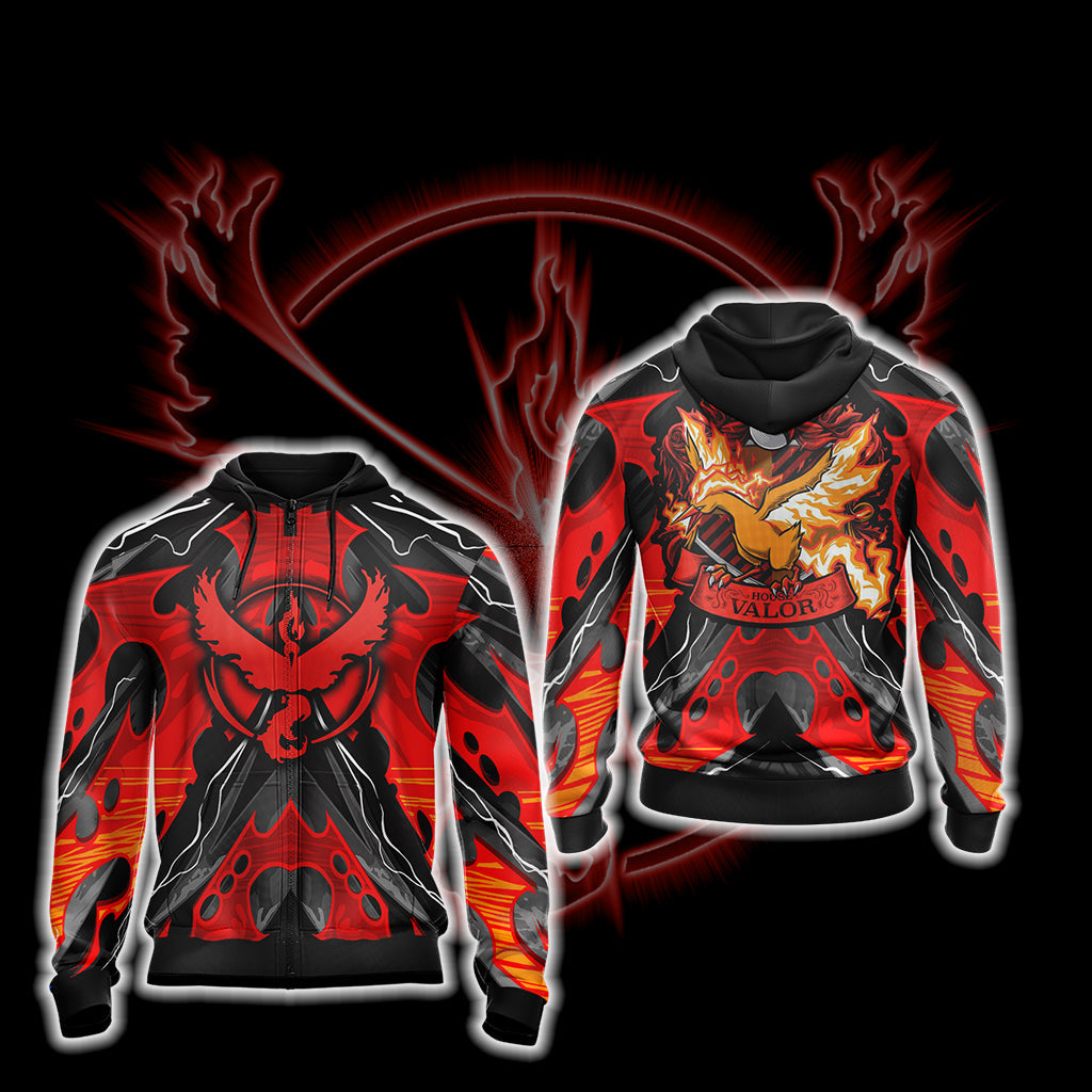 Pokemon - House Vailor Unisex 3D T-shirt Zip Hoodie XS 