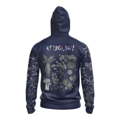 Herbology Harry Potter Hogwarts T-shirt Zip Hoodie Pullover Hoodie   