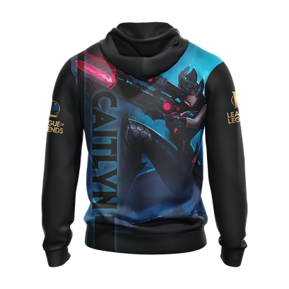 League of Legends - Caitlyn Champion Unisex 3D T-shirt   
