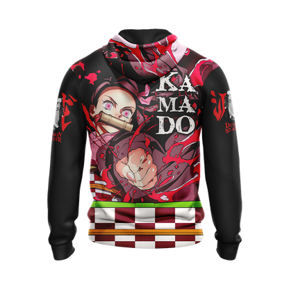 Demon Slayer Kamado Nezuko Unisex 3D T-shirt Zip Hoodie Pullover Hoodie   