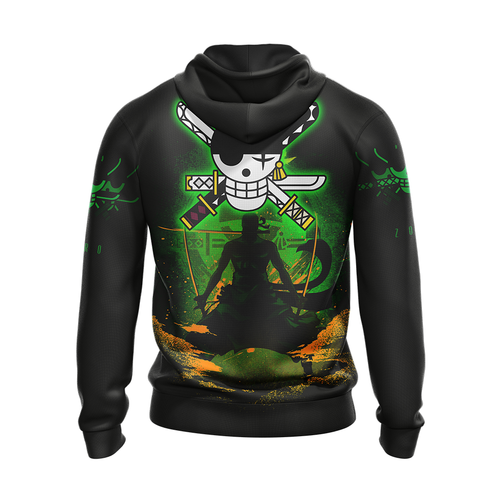 One Piece - Roronoa Zoro Unisex 3D T-shirt Zip Hoodie Pullover Hoodie   