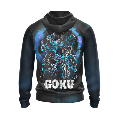 Dragon Ball - Goku New Style Unisex Zip Up Hoodie   