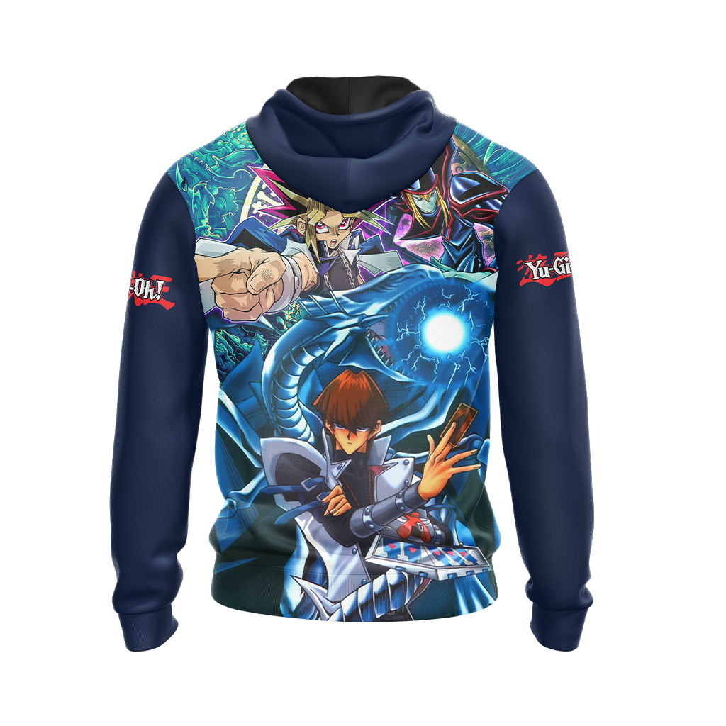 Yu-Gi-Oh! It's Time To Duel Mutō Yūgi vs Seto Kaiba Unisex 3D T-shirt Zip Hoodie Pullover Hoodie   