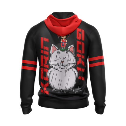 Dragon Ball Goku and Korin in My Neighbor Totoro Unisex Zip Up Hoodie   