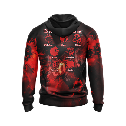 The Seven Deadly Sins Unisex 3D T-shirt   