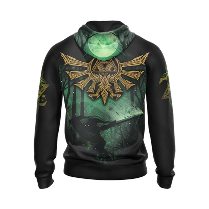 The Legend Of Zelda Unisex 3D T-shirt Zip Hoodie   