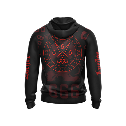 Lucifer (tv series) 666 tattoo Unisex 3D T-shirt   