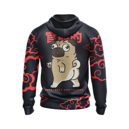 Pug Japanese Dogs Unisex 3D T-shirt   