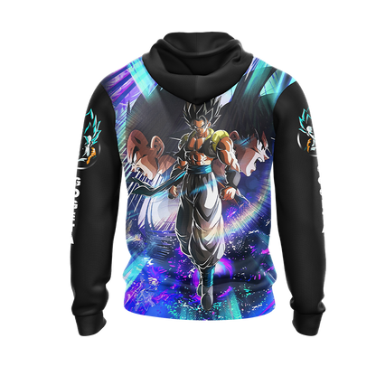 Dragon Ball Gogeta, Vegeta, and  Goku Unisex 3D T-shirt Zip Hoodie   