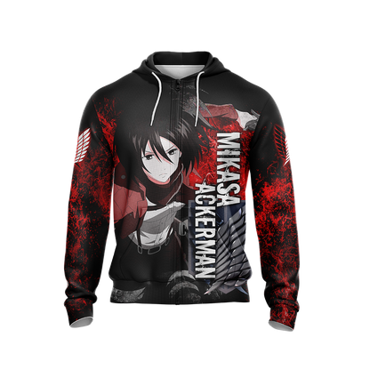 Attack on Titan - Mikasa Ackerman New Unisex 3D T-shirt   