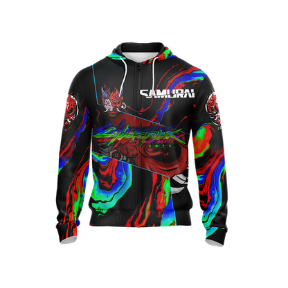 Cyberpunk 2077 - Samurai logo Unisex 3D T-shirt   