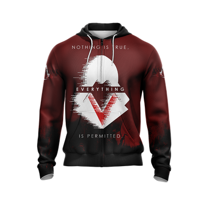 Assassin's Creed - Nothing Is True Everything Is Permitted Unisex 3D T-shirt   