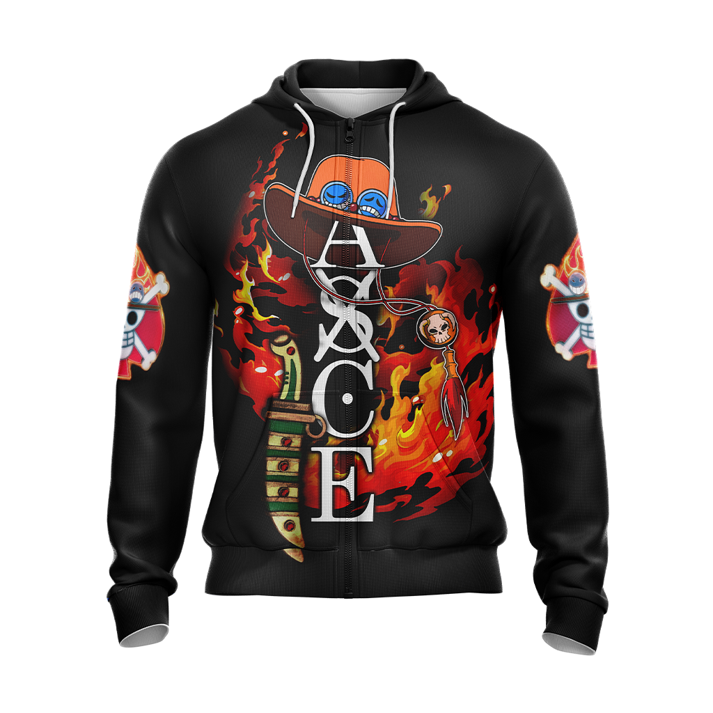 One piece - Portgas D. Ace Unisex 3D T-shirt   
