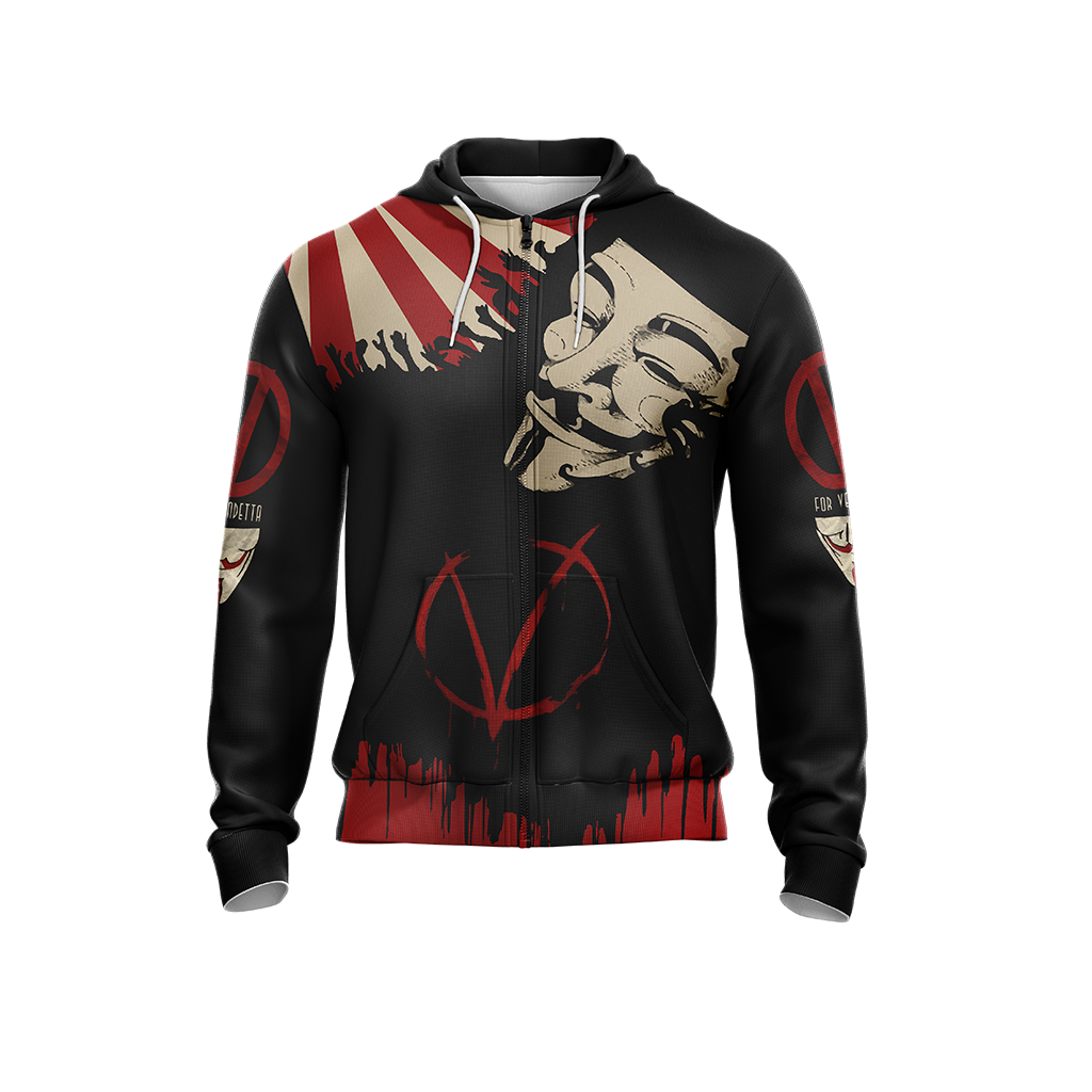 V for Vendetta Unisex 3D T-shirt   