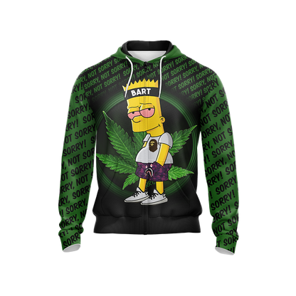 Bart The Simpsons Unisex 3D T-shirt   