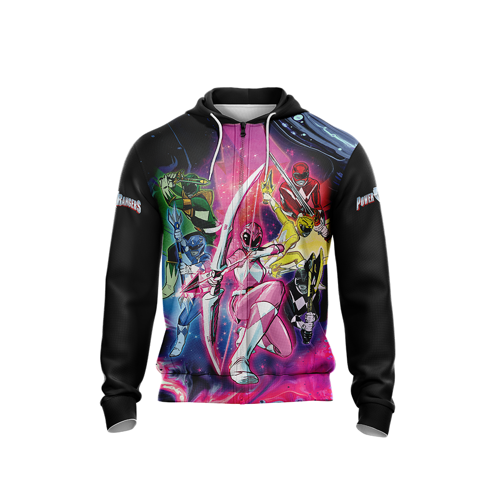 Mighty Morphin Power Rangers Unisex 3D T-shirt   