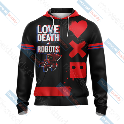 Love, Death & Robots Unisex 3D T-shirt   