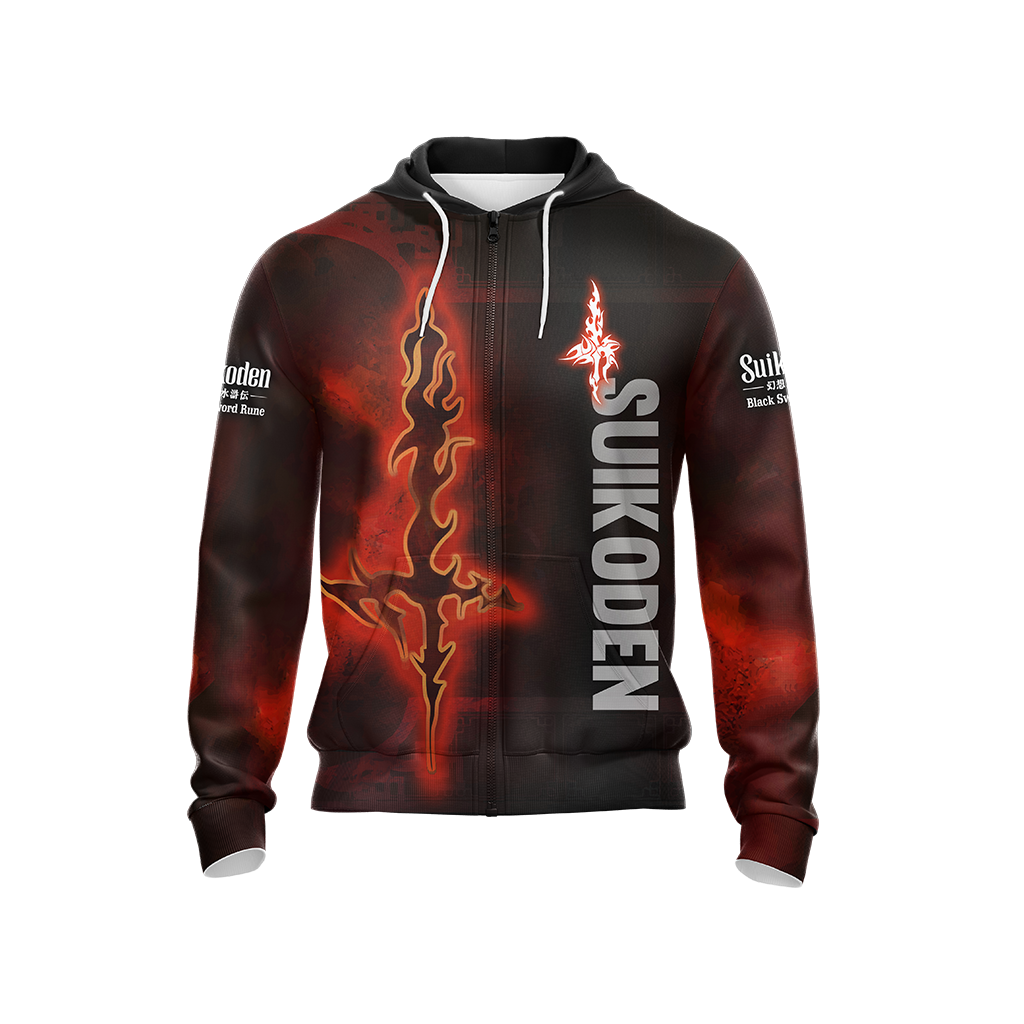Suikoden Black Sword Rune Unisex 3D T-shirt   