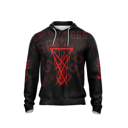 Lucifer (tv series) 666 tattoo Unisex 3D T-shirt   