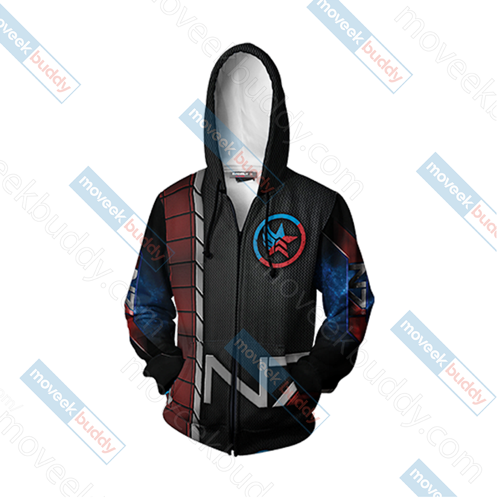 Mass Effect - Paragon Renegade N7 Unisex 3D T-shirt   