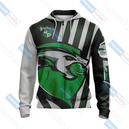 Slytherin Serpent Quiddicth Team Harry Potter New Style Unisex 3D T-shirt   