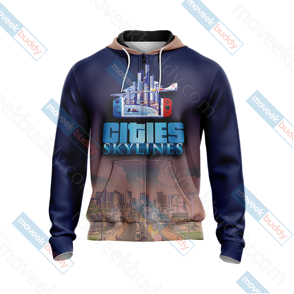 Cities: Skylines Unisex 3D T-shirt   