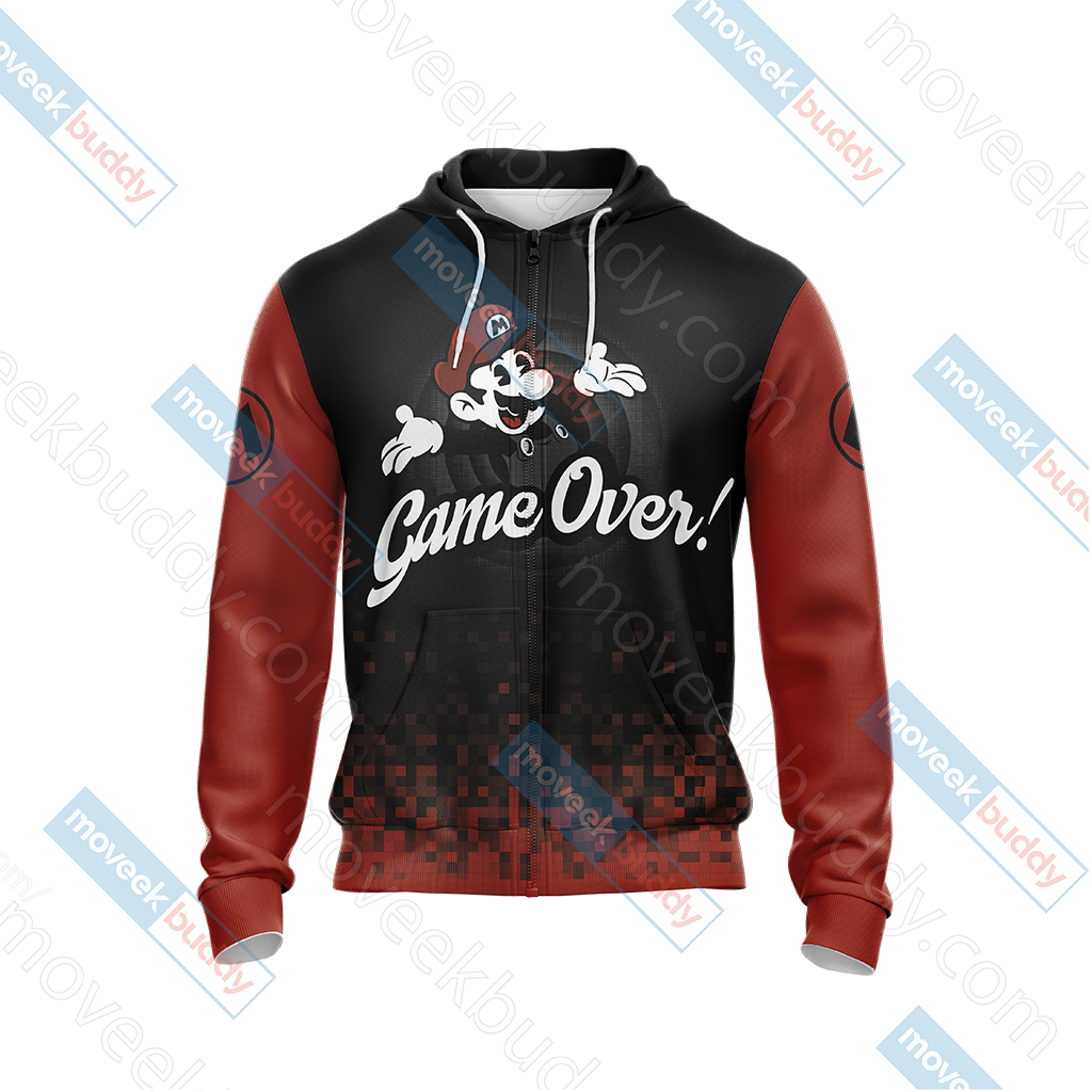 Mario Game Over Unisex 3D T-shirt   