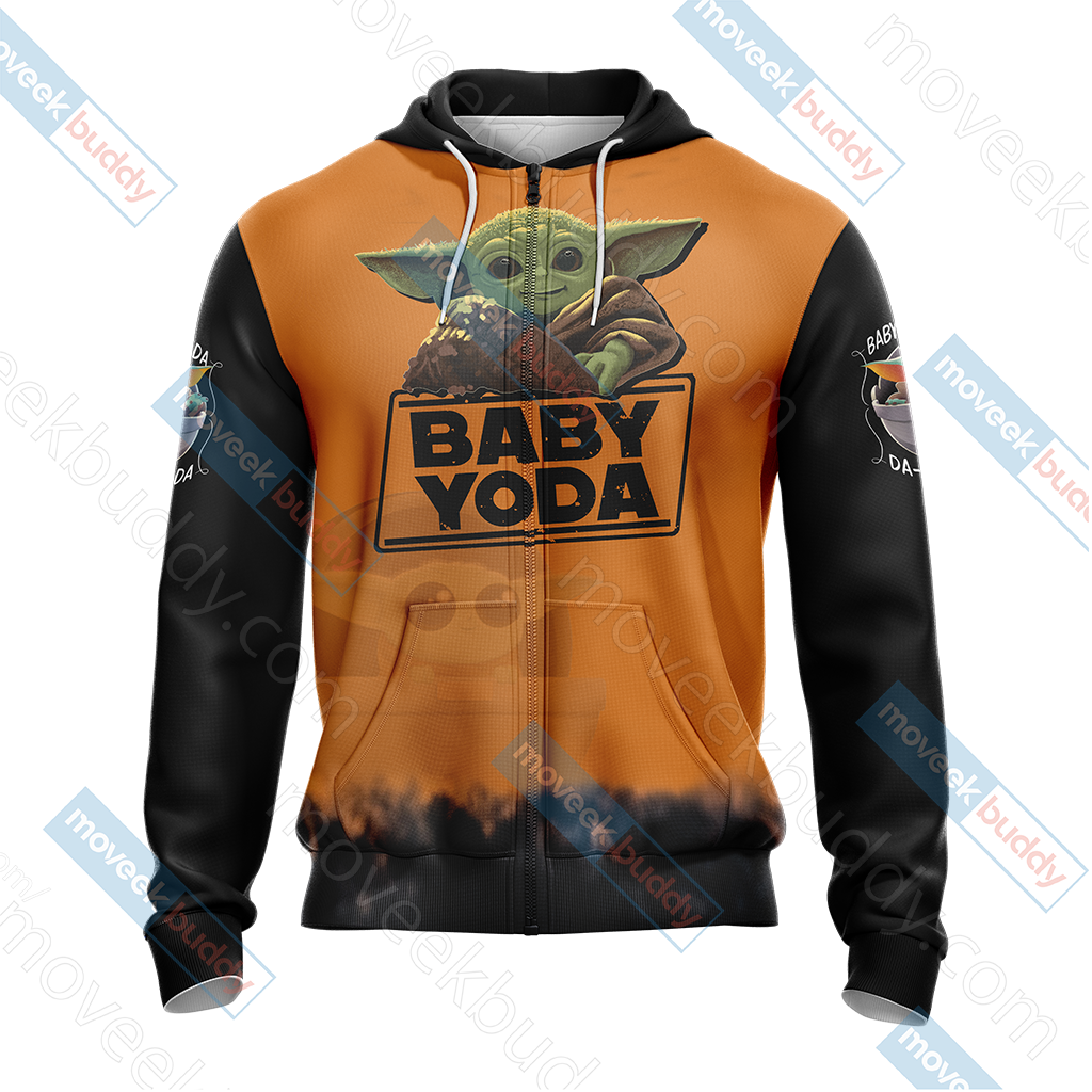 Star Wars The Mandalorian Baby Yoda Unisex 3D T-shirt   