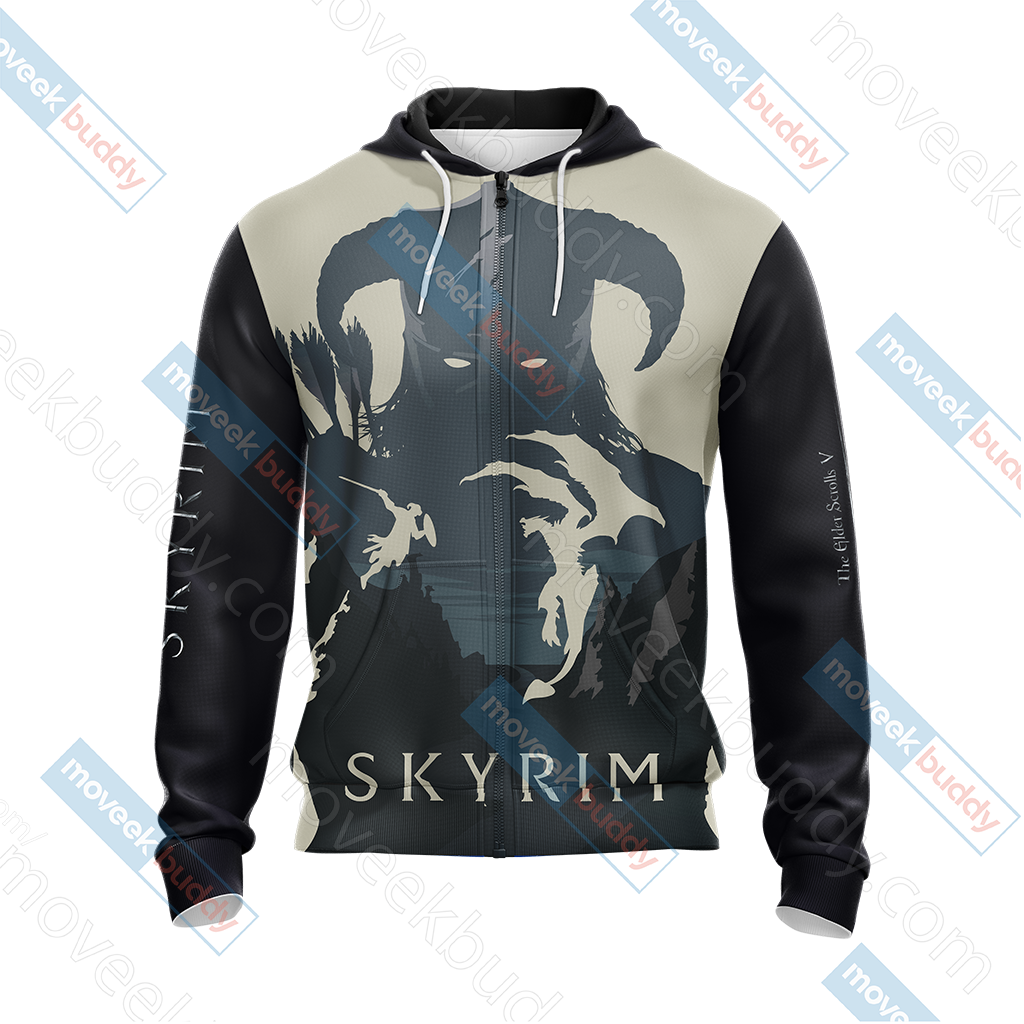 The Elder Scrolls: Skyrim Unisex 3D T-shirt   