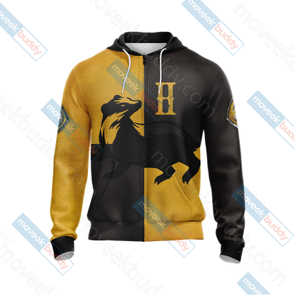 Hufflepuff Badgers Harry Potter New Look Unisex 3D T-shirt   