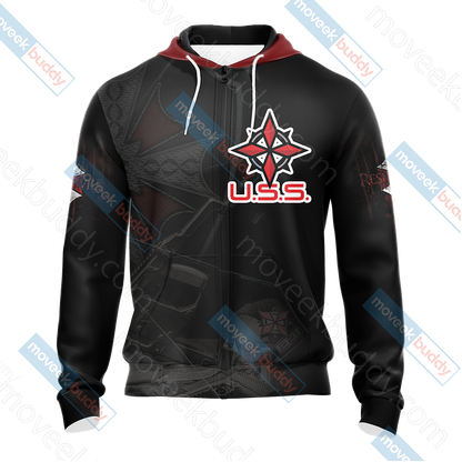 Resident Evil Umbrella Security Service (USS) Unisex 3D T-shirt   