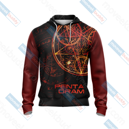 Doom 3 - Pentagram Unisex 3D T-shirt   