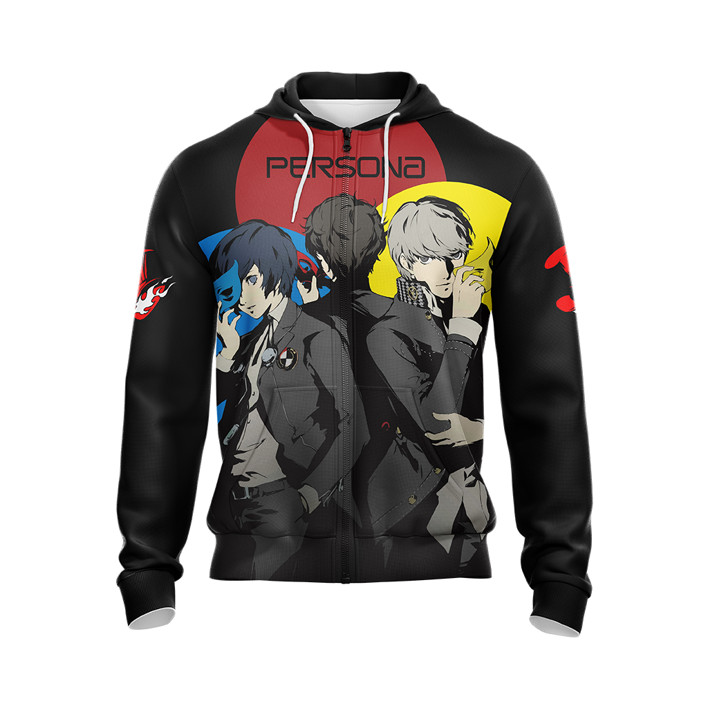 Persona 3, 4, 5 Protagonists Unisex 3D T-shirt   