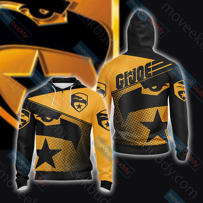 G.I. Joe Unisex 3D T-shirt Zip Hoodie XS 