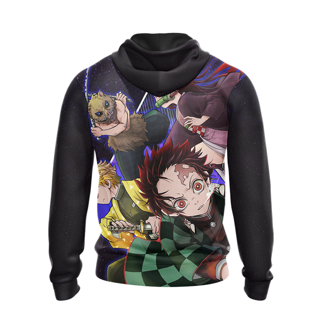 If You Can Read This I Was Forced To Put My Controller Down And Re-Enter Society Demon Slayer Unisex 3D T-shirt Zip Hoodie Pullover Hoodie   