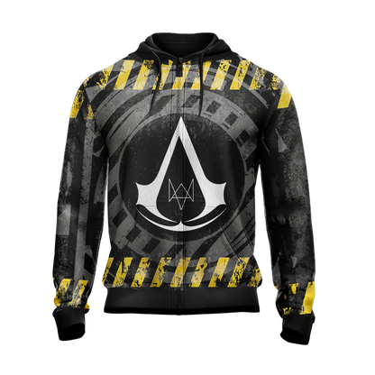 Assassin's Creed Watch Dogs Crossover Unisex 3D T-shirt   